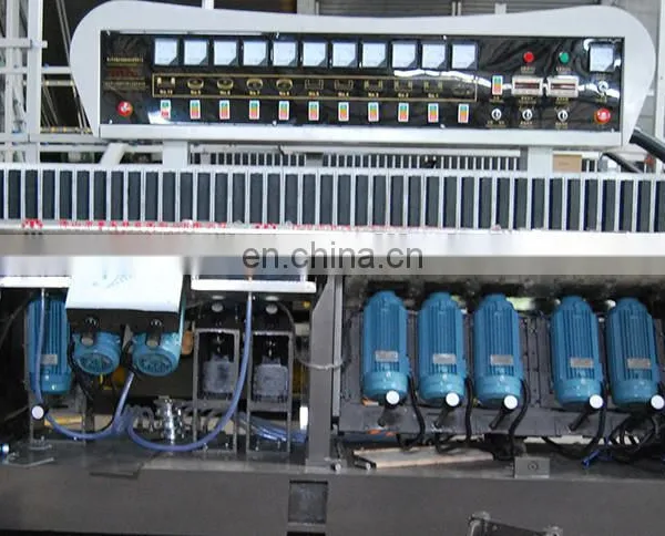 10 Motors Glass Straight Line Polishing Edger/ Glass Edging Machine