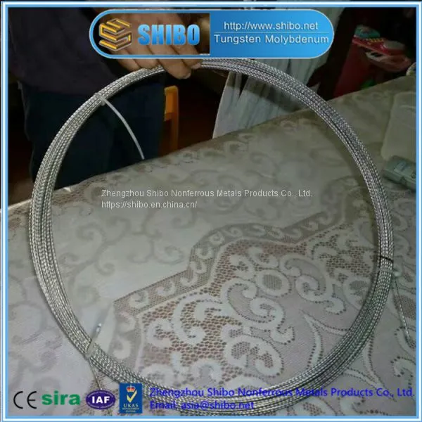 China Best Quality Twisted Tungsten Wire Purity 99.95% W Wire photo-2