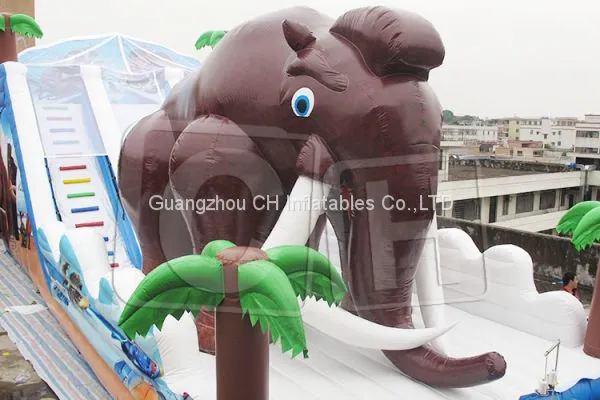 CH Inflatable Amusement Inflatable Playground Elephant Inflatable Slide photo-3