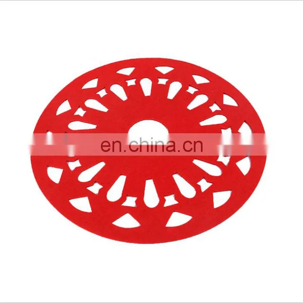 Laser Cut Placemat Wool Felt Made in China photo-3