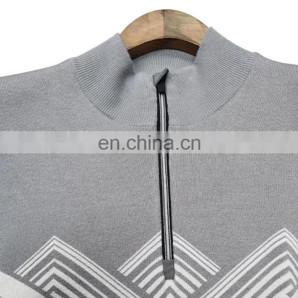 DiZNEW European and American High Quality Men's Wear 14GG Thick 100%Rayon Sweater photo-3
