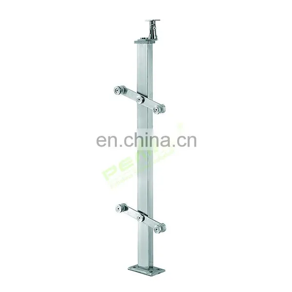 Factory Cheap Price Glass Post Handrails Stainless Steel Glass Railing Balustrade Wholesale In China photo-6