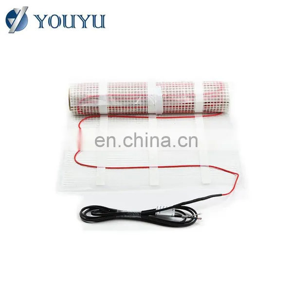 Radiant Underfloor Under Tile Double-Core Foil Electric Heating Mat With Touch Thermoatat For Laminate photo-5