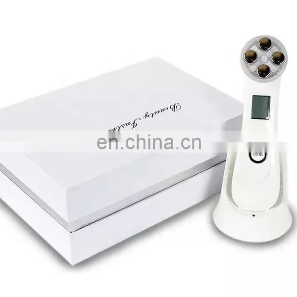 Galvanic Spa Facial Machine LED Light Therapy Skin Tightening Beauty Machine RF & EMS Beauty Instrument photo-3