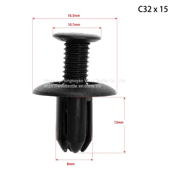HE31 150PCS Automotive Reinforced Door Trim Panel Solid Nylon Plastic Door Panel Buckle photo-2
