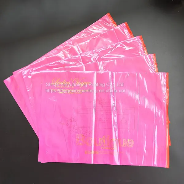 Custom Packaging Bag With Zipper for Garment Manufacturer