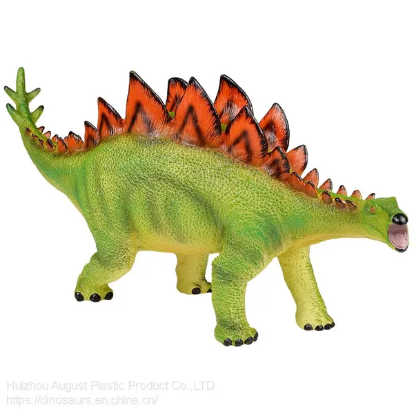 Amazon's Choice Hand Painting Paddy PVC Rotocast Plastic Dinosaur Animal Toys Stegosaurus Static Figure