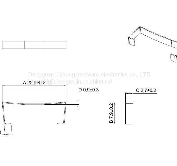 PEI22 Clip,EI22 Clamp,Special Clip for Beauty Instrument Ei22 Transformer，SUS301 photo-3