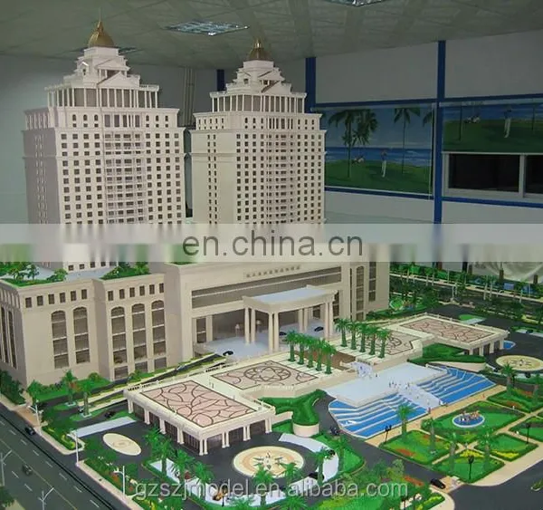 Miniature 3d Building Model , Maquette Office Custom Made Scale Models photo-5