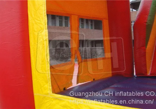 Inflatable Combo With Dry Slide Jumper Bouncer Bounce House Art Panels For Sale Outdoor Bouncy Castle photo-5
