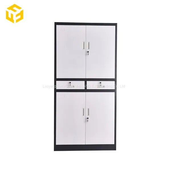 Furnitopper Lockable Office Cabinet Steel File Cabinet  with 2 Drawers