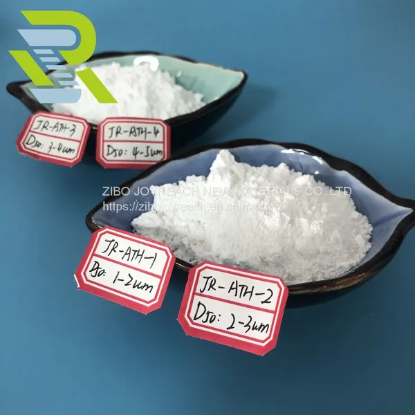 High Whiteness H-WF-1 1-3um ATH Aluminum Hydroxide Flame Retardant Powder for Rubber and Cable
