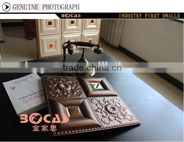 Soundproof,Heat Insulation,Mould-Proof,Fireproof Function and Wallpapers Type Decorative 3d Wall Panels photo-3