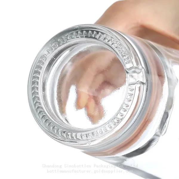 750 ML 620g Customized Round Shape Super Flint Glass Bottle for Vodka Gold Supplier SinoBottles Packaging photo-3