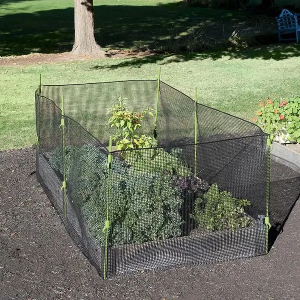 Tree Guard Black Plastic Reinforced Net Garden Plants Protection Barrier Fence Against Rabbits Chew-Proof Net photo-3