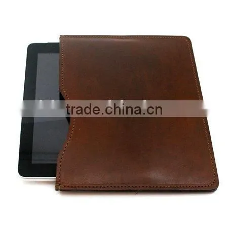 Supply Newest Style Leather Case for Ipad2 and Soft Calf Leather Case for Ipad3