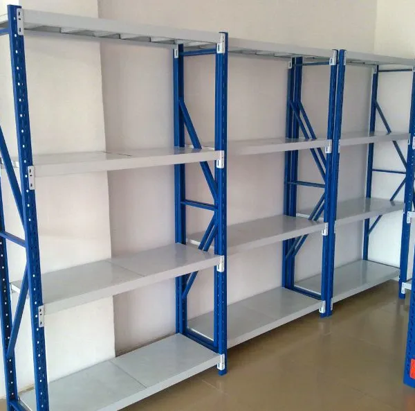 Light duty butterfly hole upright storage rack