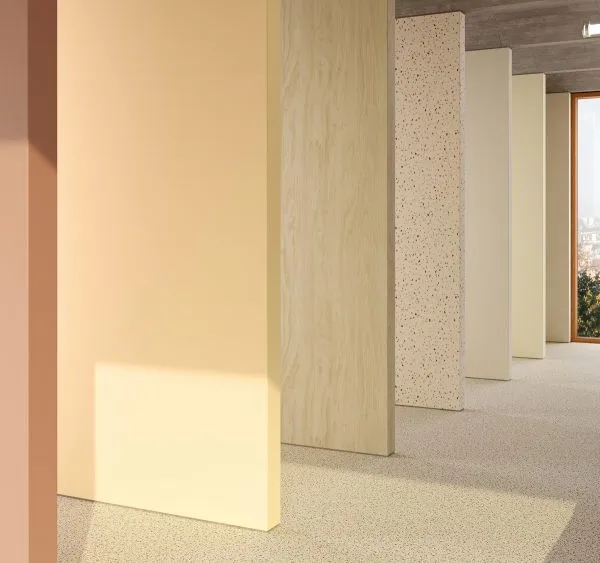 1.5mm high performance vinyl wall covering Designed for corridors and patient rooms