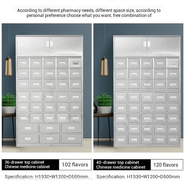 Professional Traditional Chinese Medicine Cabinet – Hospital Grade Herbal Dispensing & Storage Unit With Multi-Grid Design for Malaysia photo-2