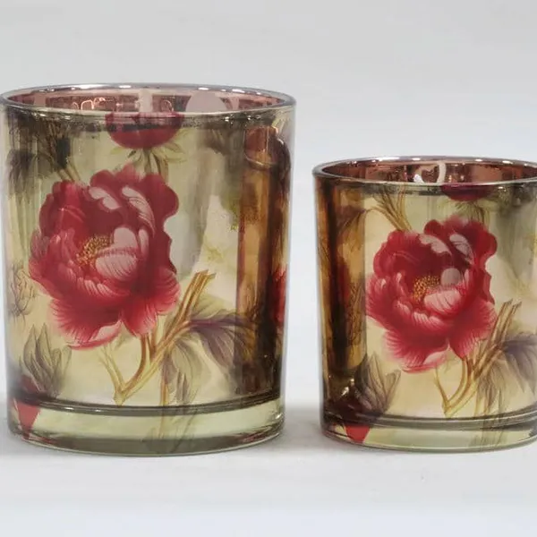 Candle Gift Glass Candle Holder Candle Stick Candle Jar Candle Pot Candle Vessel Glass Container Glass Jar Unique Candle Christmas Candle Holder photo-5