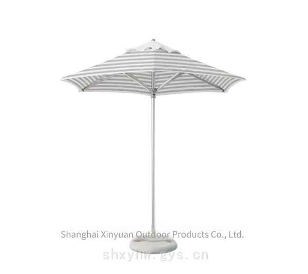 Customized Aluminum Umbrellas, 6-rib Square Courtyard Umbrellas for Residential Shading, Luxurious Outdoor Sun Umbrellas photo-5