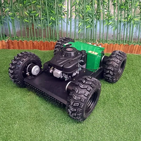 Household Intelligent Wireless Radio Control Mower Trimmer Machine With Motor & Gear Loncin 224cc Engine for Lawn Care photo-4