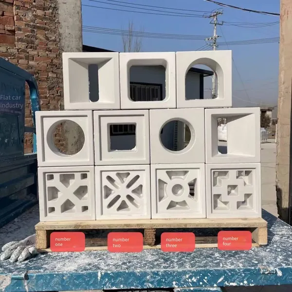 Chinese-style Decorative Partition Bricks for Storefront Restaurants, Internet-famous Window Grilles, Hollow Patterned Bricks, Cement Hollow Bricks, Landscape Bricks for Gardens, and Screen Bricks for Residential Communities