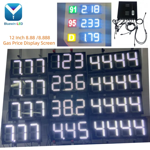 Petrol Station Led Display Gasoline Led Price Signs Fuel Prices Display Screens photo-2