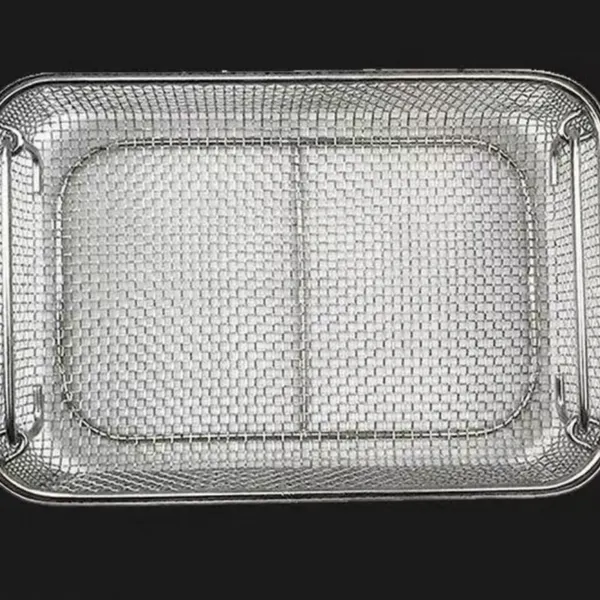 Stainless Steel Mesh Basket 150 Micron Mesh Filter 304L Material 300mm Diameter Customizable photo-2