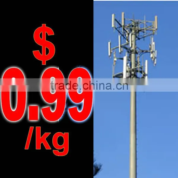 High Telecommunication Tower and Telescopic Tower Mast Pole