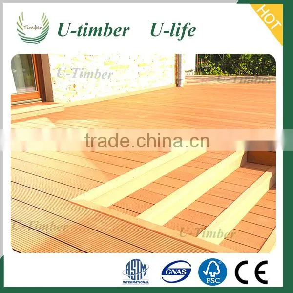 Anti-Slip Wpc Flooring For Outdoor Stairs Deck photo-3