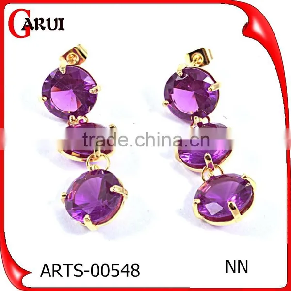 2016 Trending Products 2 Gram Gold Beautiful Designed Earrings Jewelry Fashion Earrings photo-4