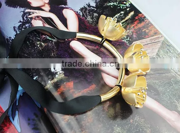 Wholesale Jewelry Handmade Short Collar Flower Necklace Fashion Women Jewelry photo-3
