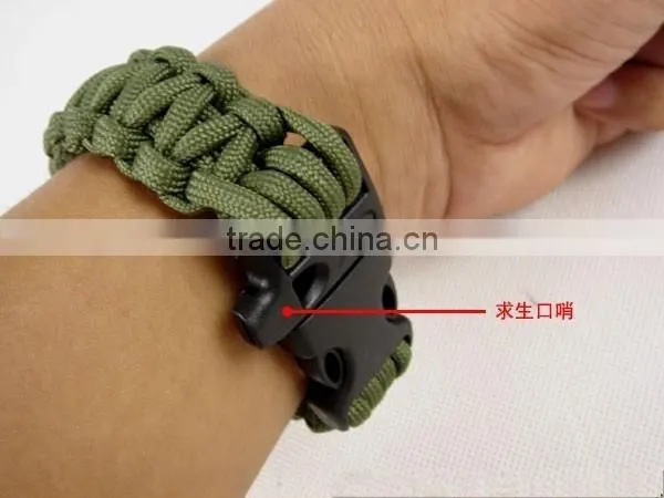 Fashion Stainless Steel Gold Clasp 550 Custom Paracord Bracelet photo-3