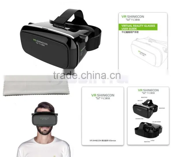 Funny VR 3D Virtual Reality Case Box Helmet Active Imax 3D Glasses For Sexy Movie Video photo-5