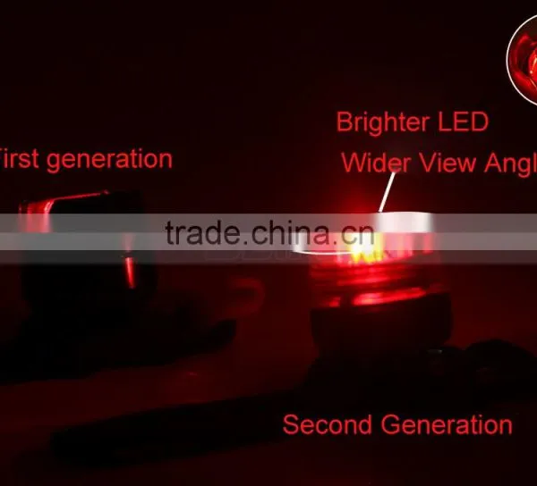 20LM 360 Degree Visual Angle Silicone LED Second Generation Bike Diamond Light photo-4