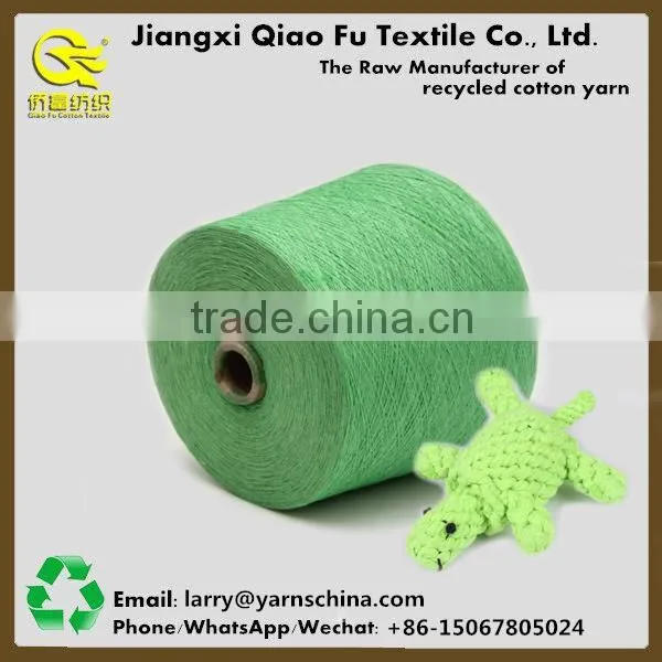 Customized Recycled Open End Polyester Blended Cotton Yarn Pet Toy Free Yarn Samples photo-4