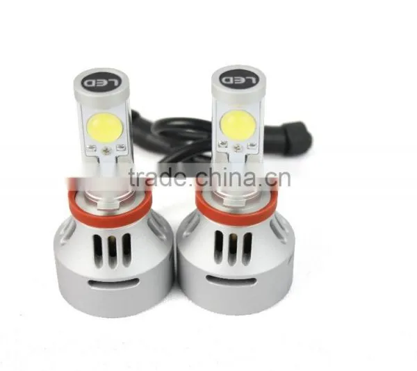 Lanseko 2015 Newest 4S H11 Car Led Headlight Bulbs 38w 12v 7000lm 5 Color Available DIY Freely photo-4