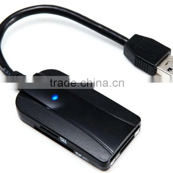 USB 3.0 Card Reader With 4 Slots Design, 2 Memory Cards photo-2
