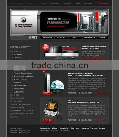 Ecommerce Electronic Website APP Design