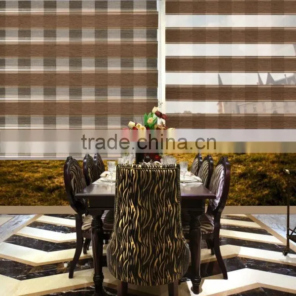 QINGMIAO Wholesale Office Roller Zebra Blinds For Window