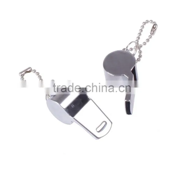 Plastic Whistle With Plating, Silver Whistle