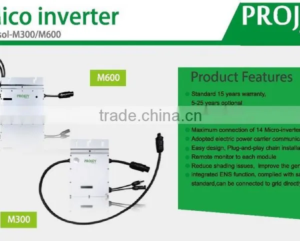 IP67 Micro Solar Inverter 300W PV Energy Systems on Grid for Home photo-3