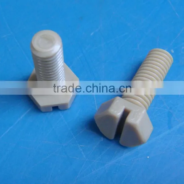 Customized Fasteners High Precision Injection Moulding Custom Peek Plastic Pan Head Screw photo-2