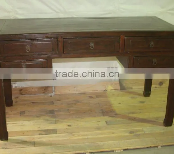 Reproduction antique study table/ console table in living room