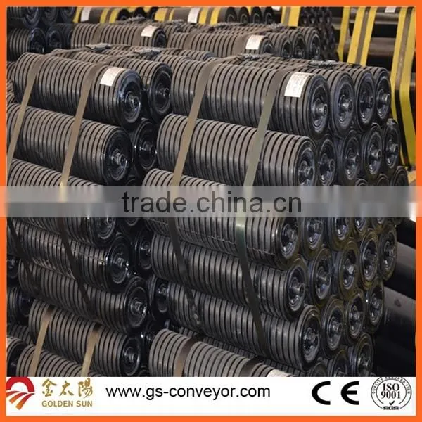 Troughed Impact Roller.troughing Conveyor Impact Roller,35deg Conveyor Impact Roller With Frame photo-4
