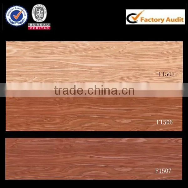 Cheap!!! 150x600 Glazed Wood Ceramic Nature Tile Flooring