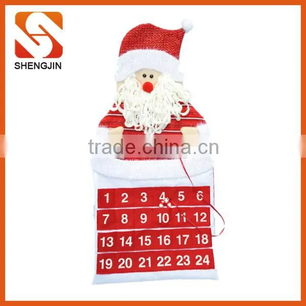 SJ-L6059 Felt christmas advent calendar decoration gifts