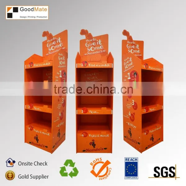 3 Tier Shelf Cardboard e Liquid Display photo-2