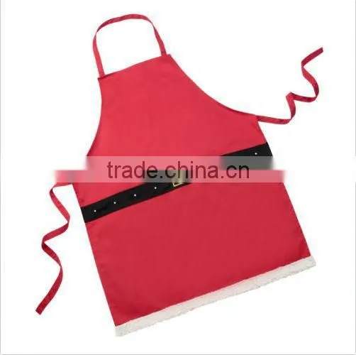 2014 New Product Cheap Promotional Soft Pink Kitchen Apron